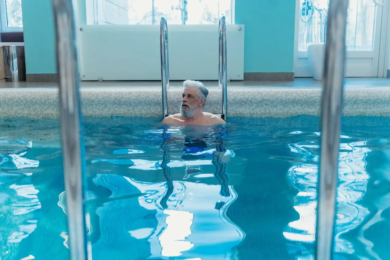 A Man In A Pool